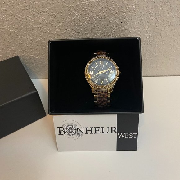 PICARD & CIE Gold Watch NEW in Box - Picture 2 of 11